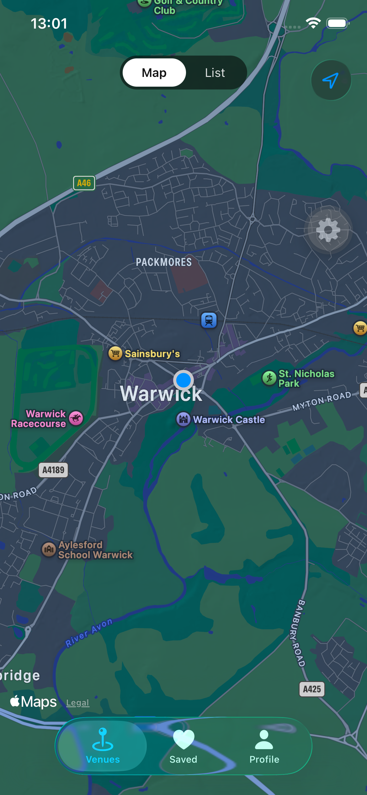 Blackboard app deals map view